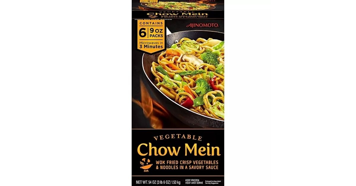 ajinomoto vegetable chow mein
