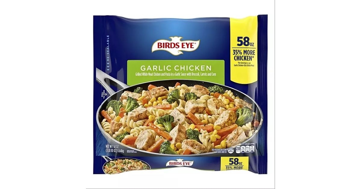 birds eye garlic chicken skillet