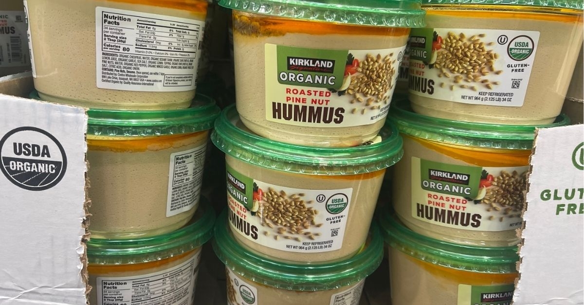 Costco pine nut hummus
