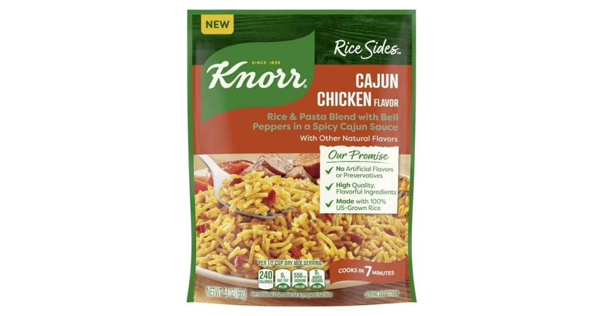 walmart knorr cajun chicken flavor rice sides