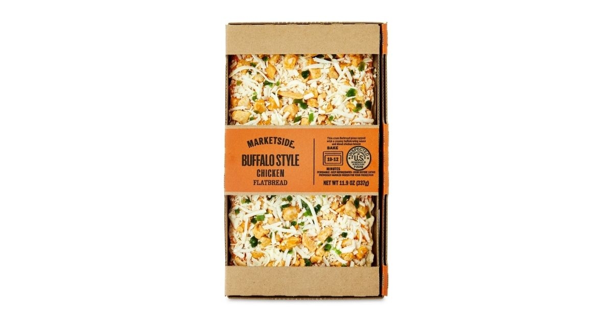 walmart marketside buffalo style chicken flatbread pizza