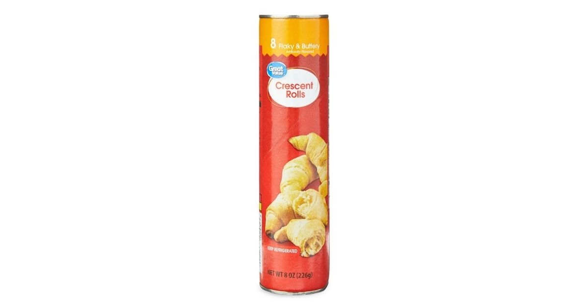 A tube of Crescent rolls