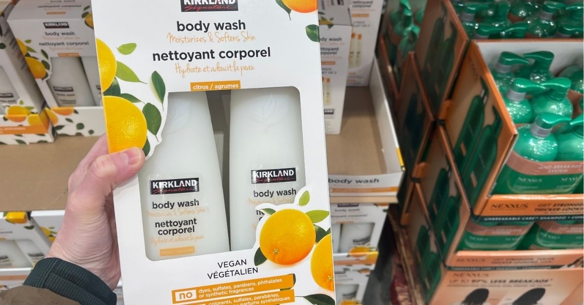 natural citrus body wash