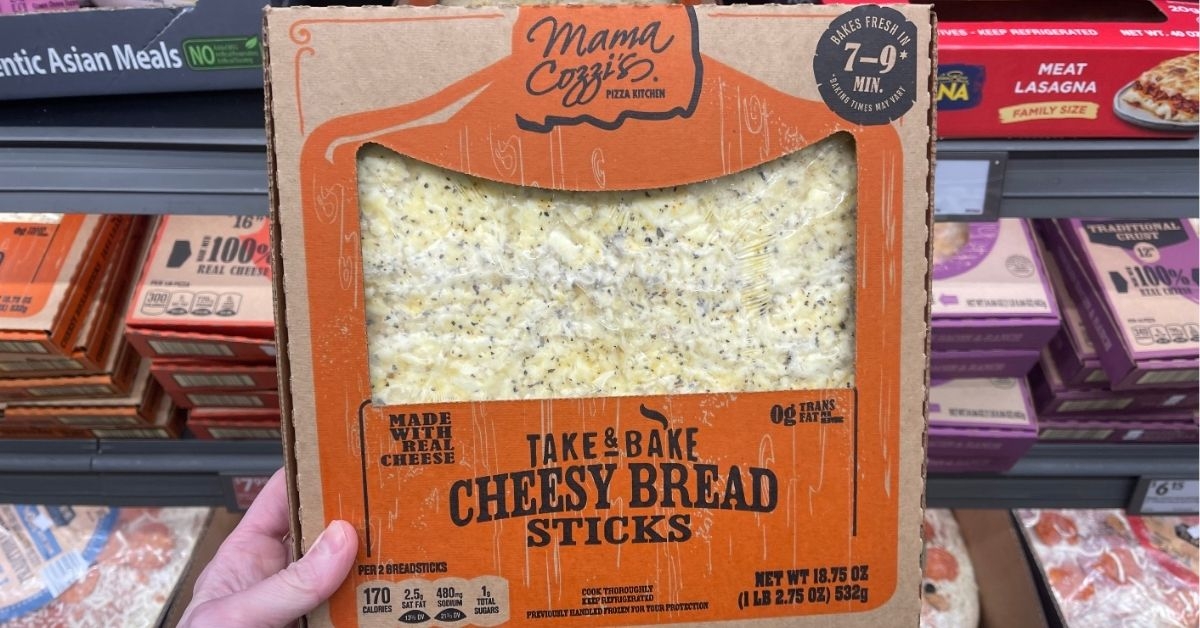 aldi mama cozzi’s cheesy bread sticks
