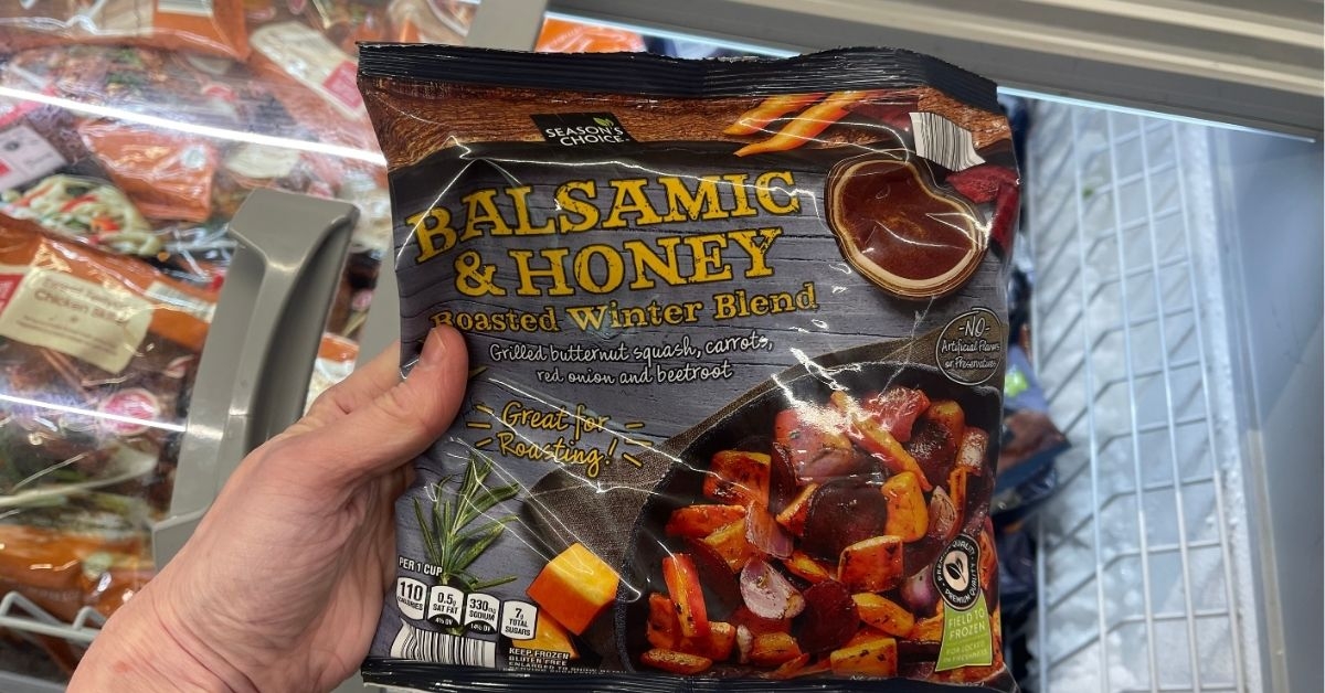 aldi season’s choice balsamic honey roasted vegetables