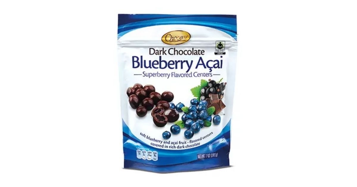 Dark chocolate blueberry acai