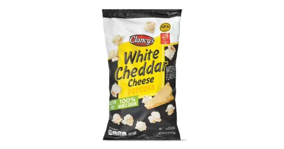White cheddar cheese popcorn