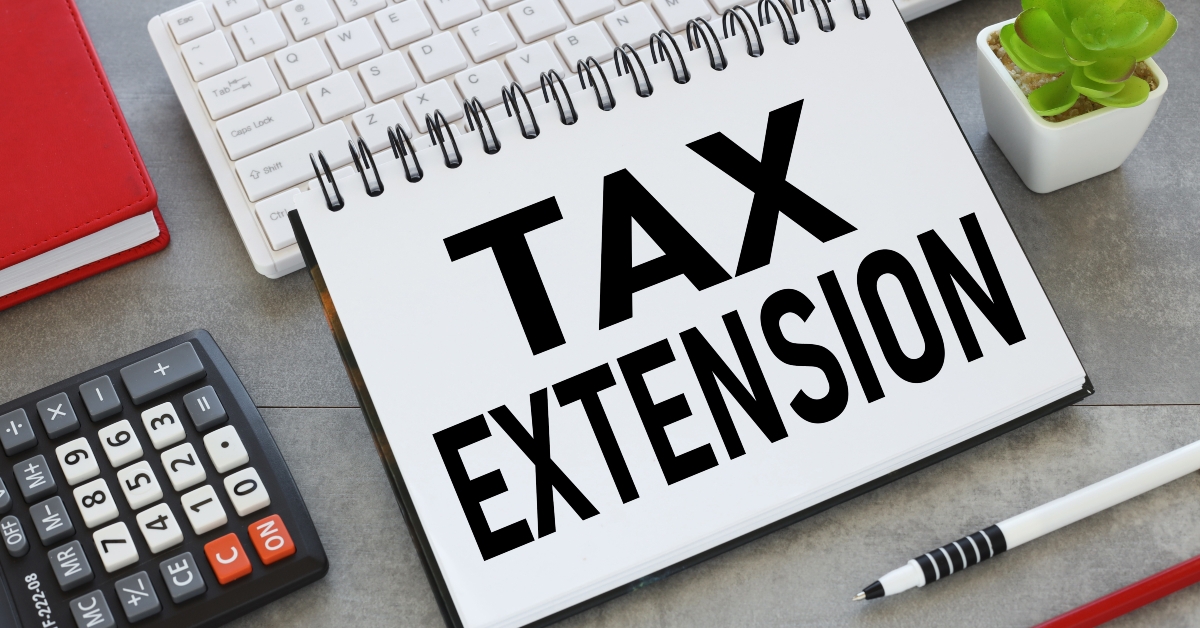TAX EXTENSION text