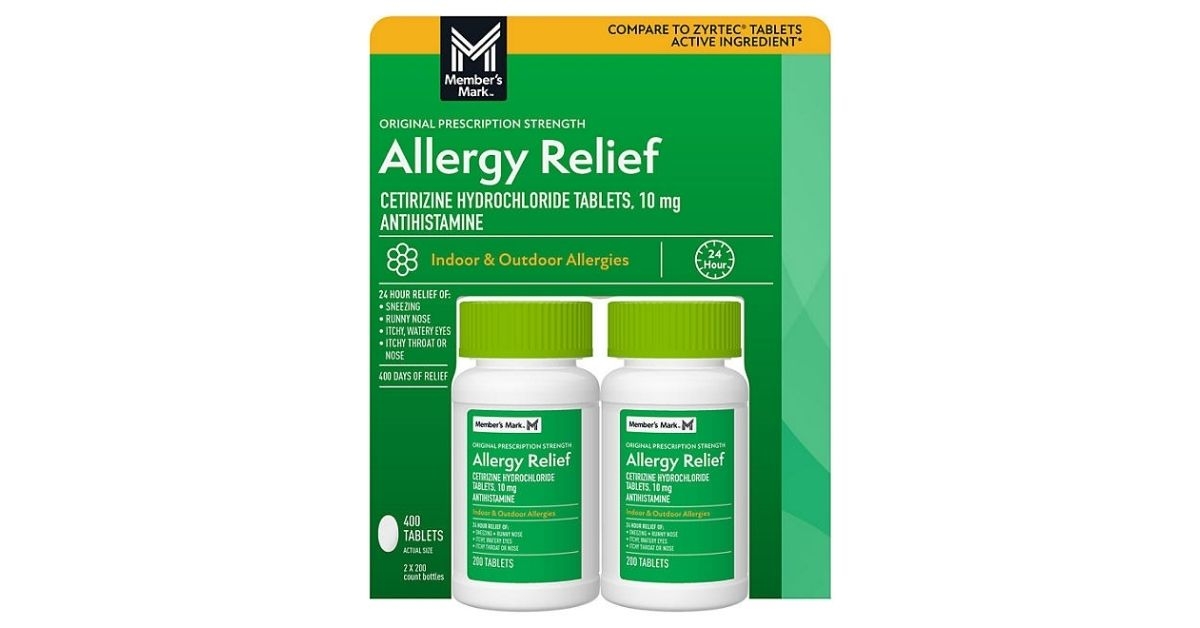 Allergy relief medicine