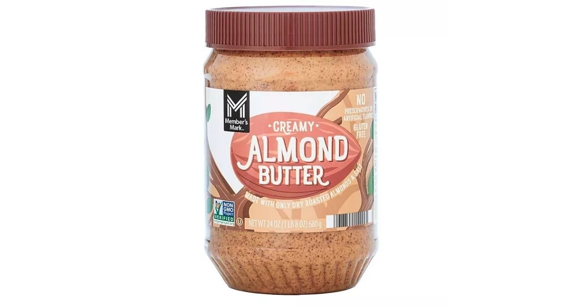A jar of almond butter