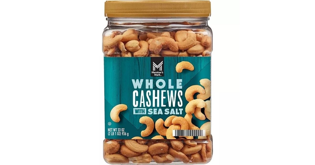A tub of cashews