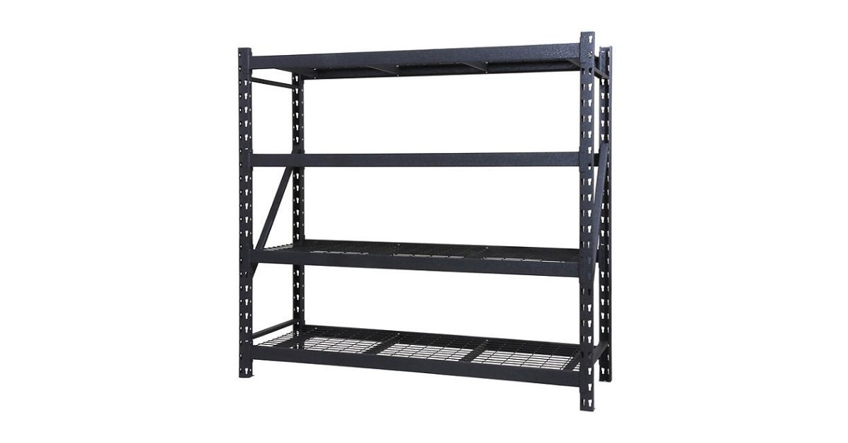 Industrial storage shelves