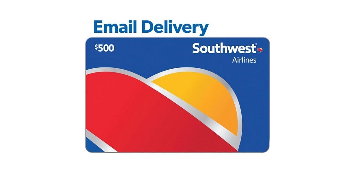 Southwest airlines gift card