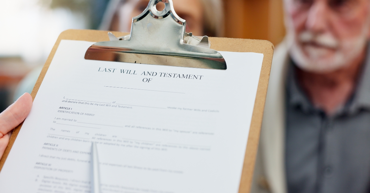 Retirement and document for old man