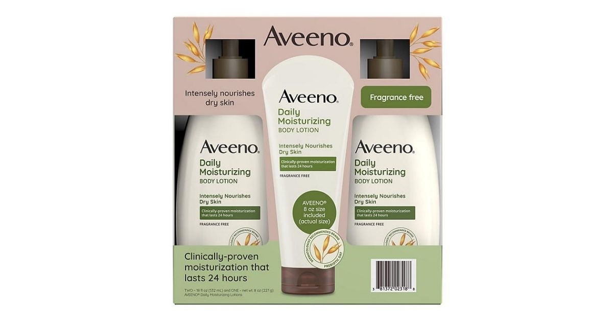 Moisturizing body lotion set