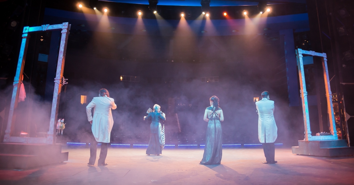 actors on stage