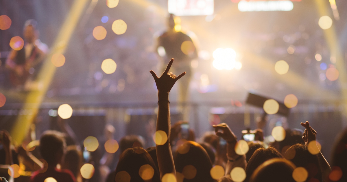 party people rock concert