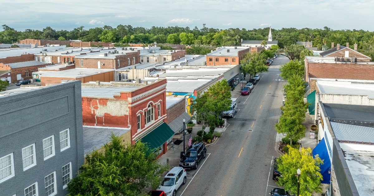 aerial of conway