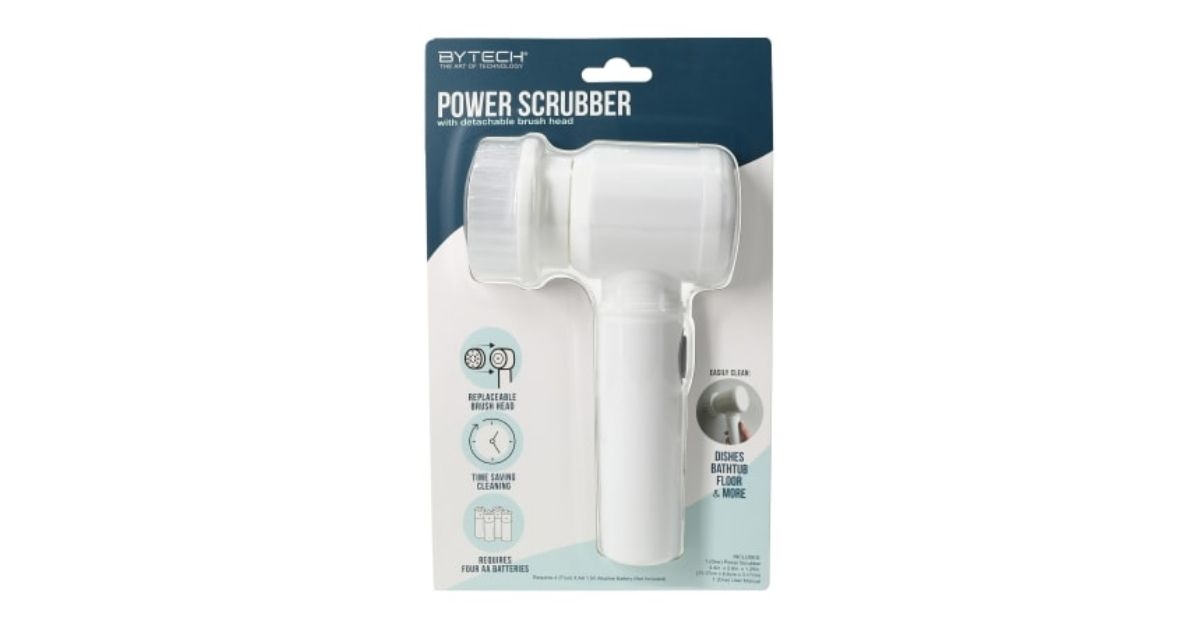 handheld power scrubber brush