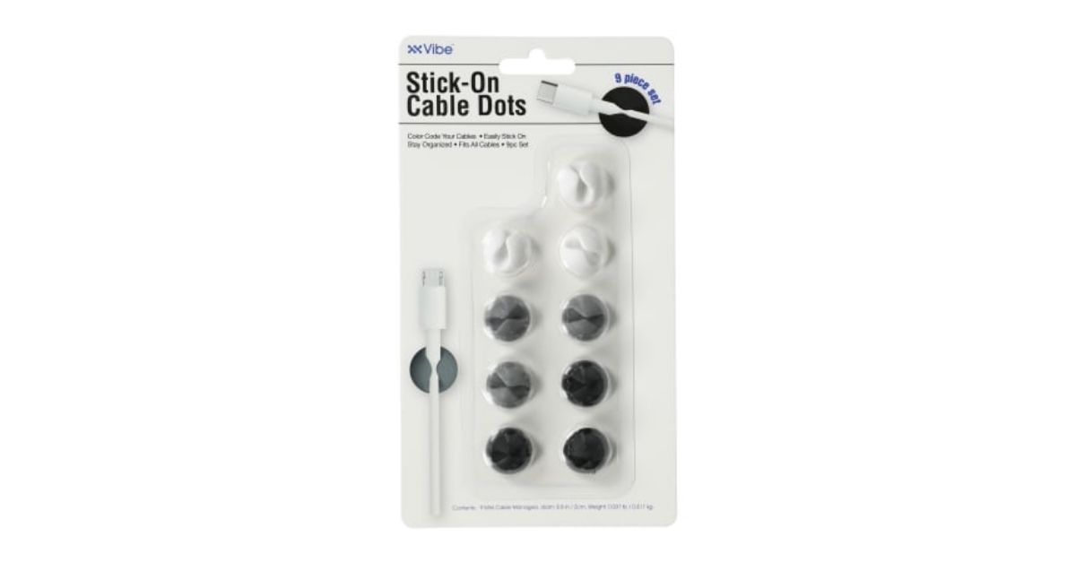 stick on cable dots