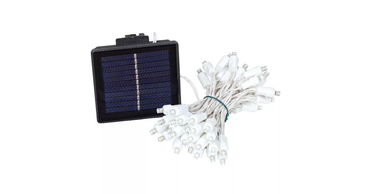 led solar powered string lights