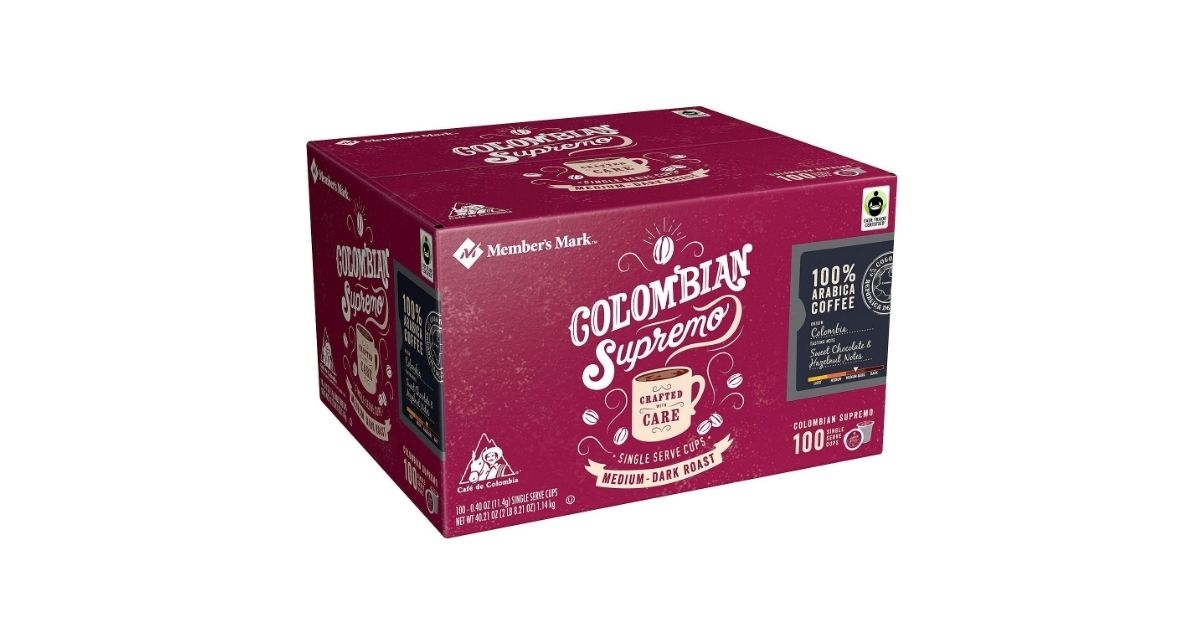 colombian supremo coffee pods