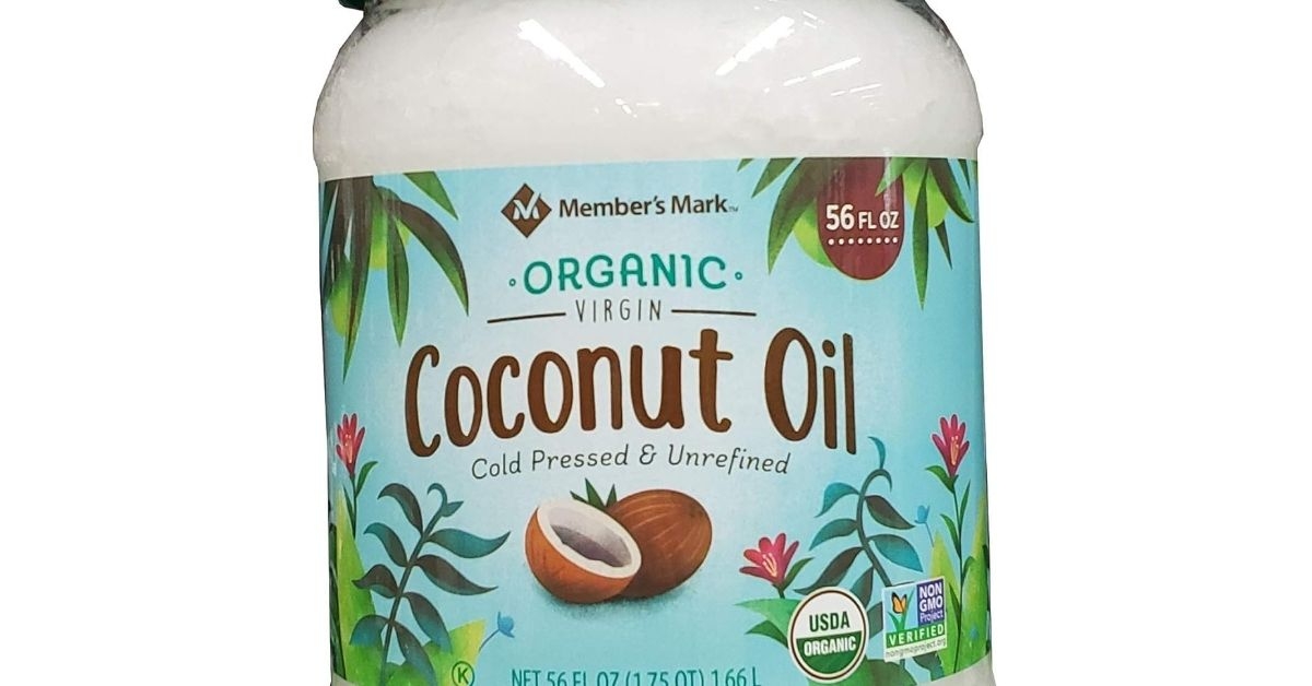 Coconut oil in a bottle