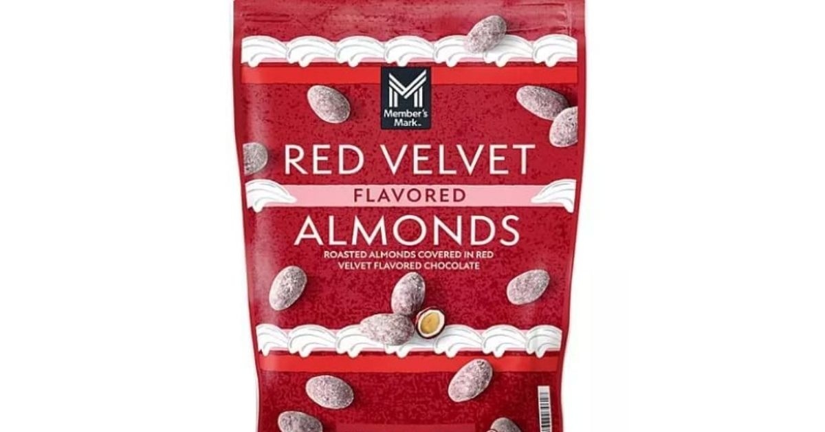 a pack of flavored almonds