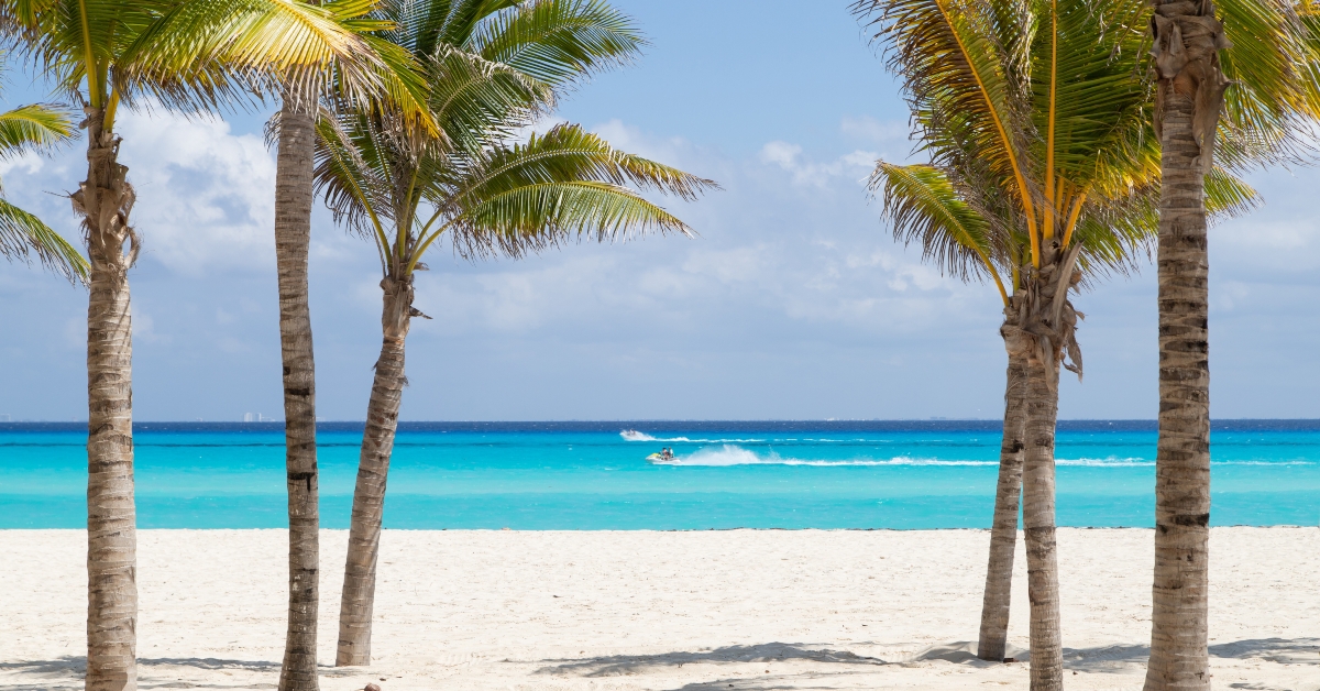 beach with white sand