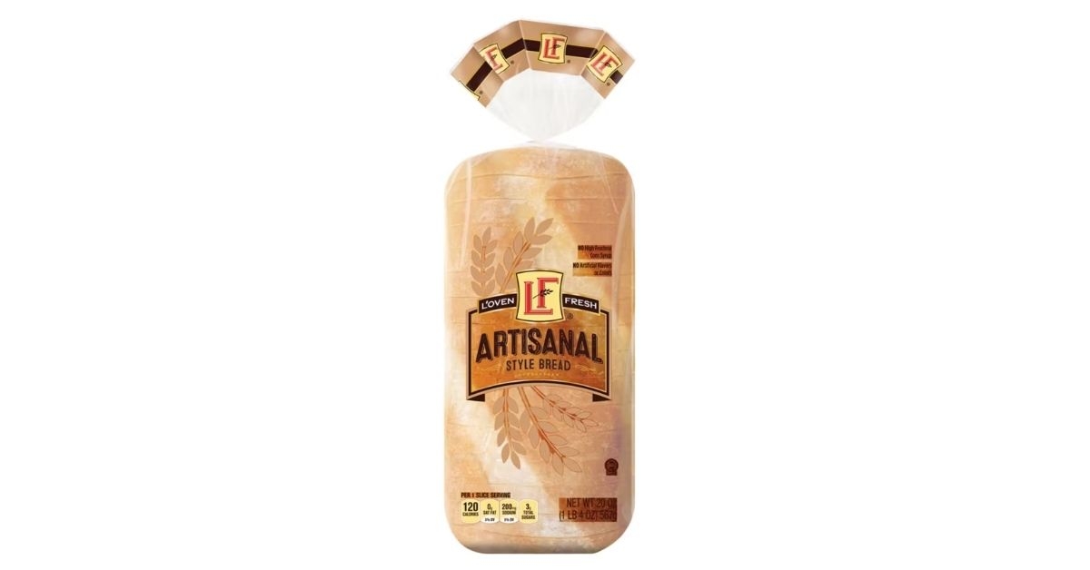 Artisanal style bread