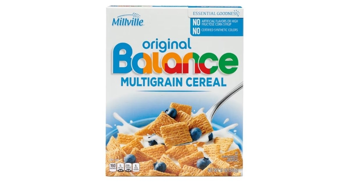 Box of multigrain cereal