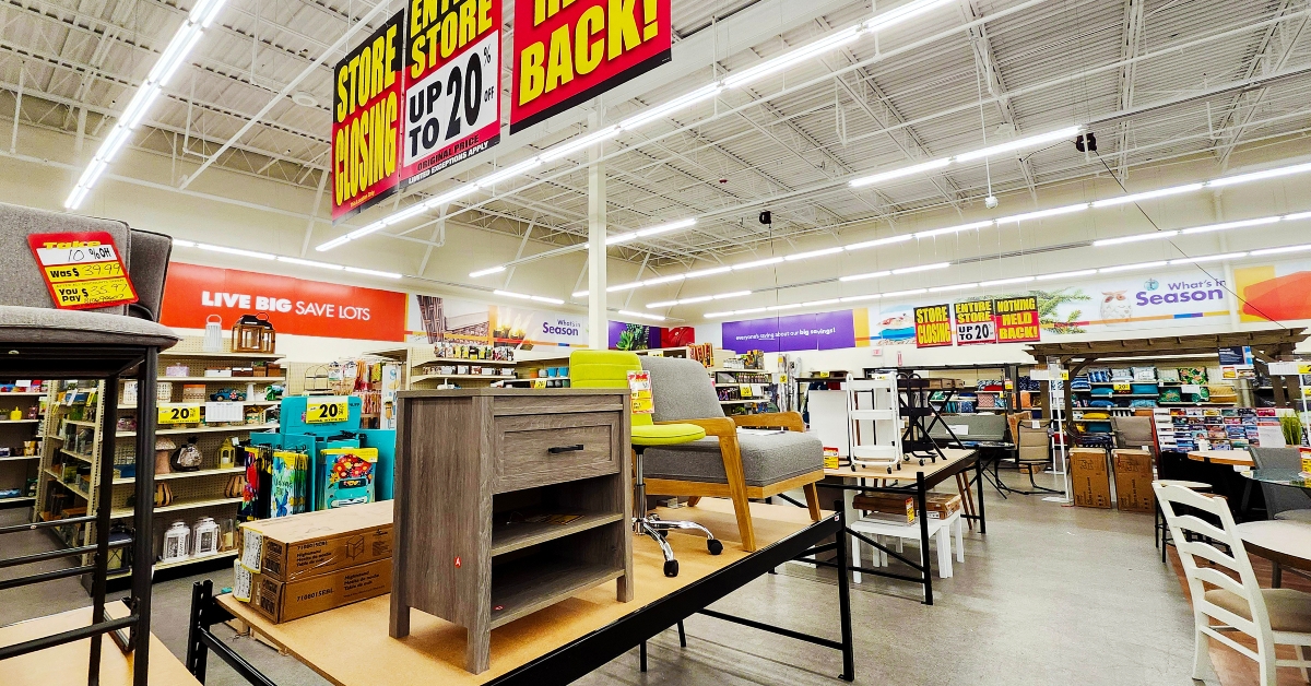 Big Lots retail store interior