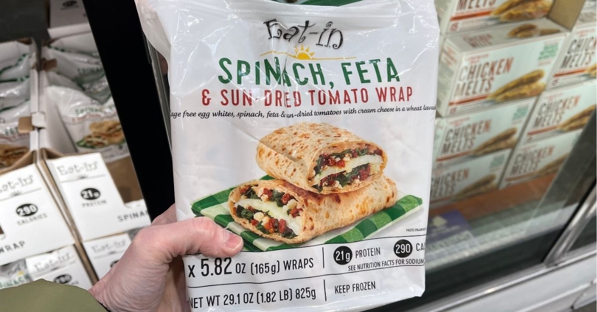 Pack of spinach, feta