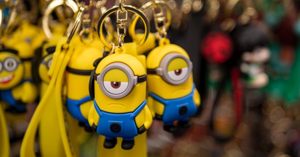 minions one-eyed stuart keychain