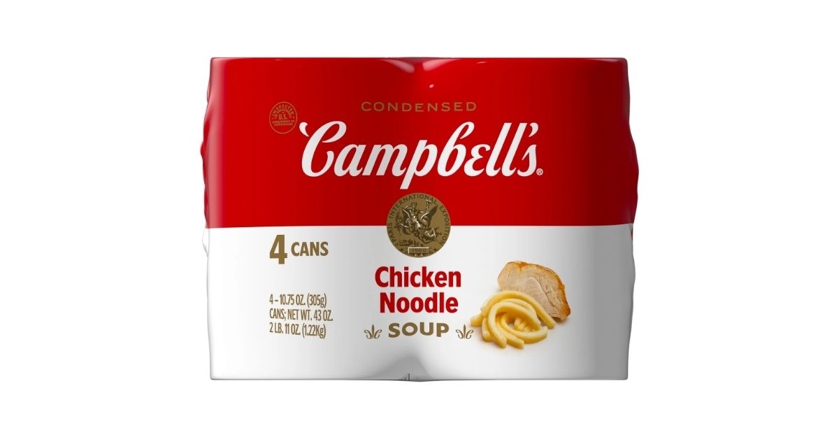 can of chicken noodle soup