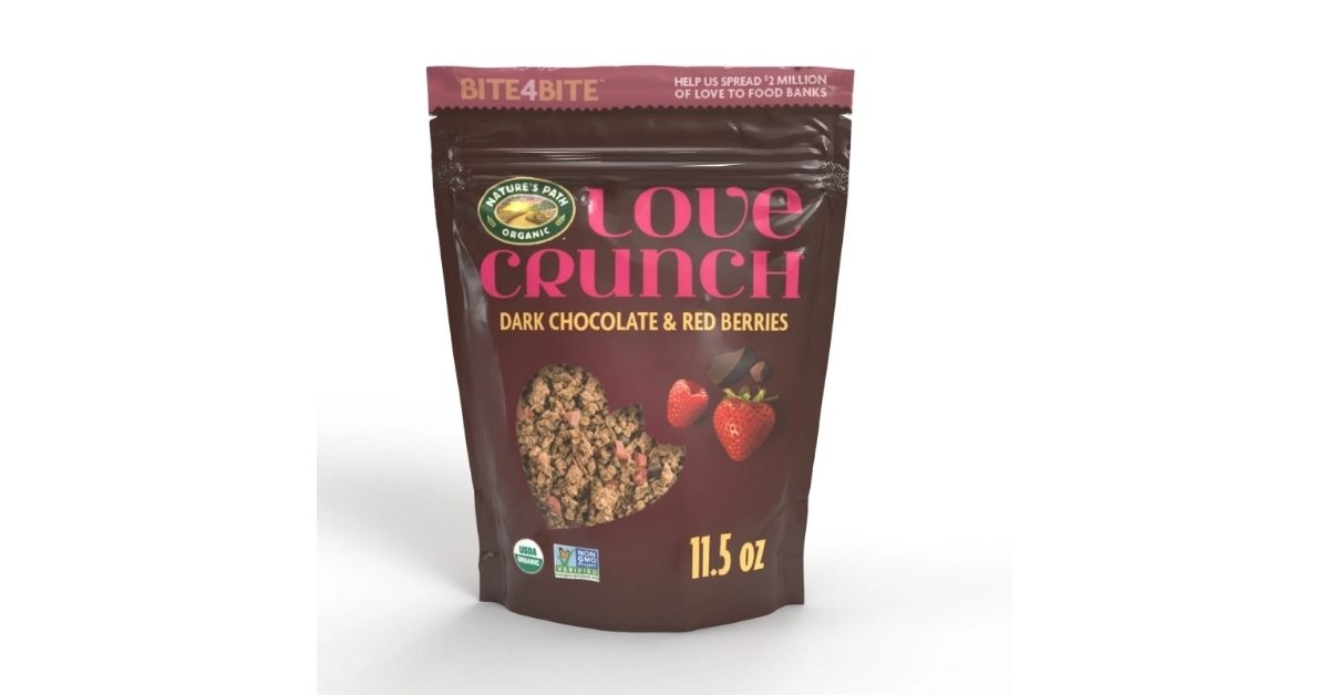 chocolate granola snack in pack