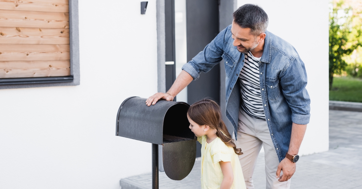 looking in empty mailbox 