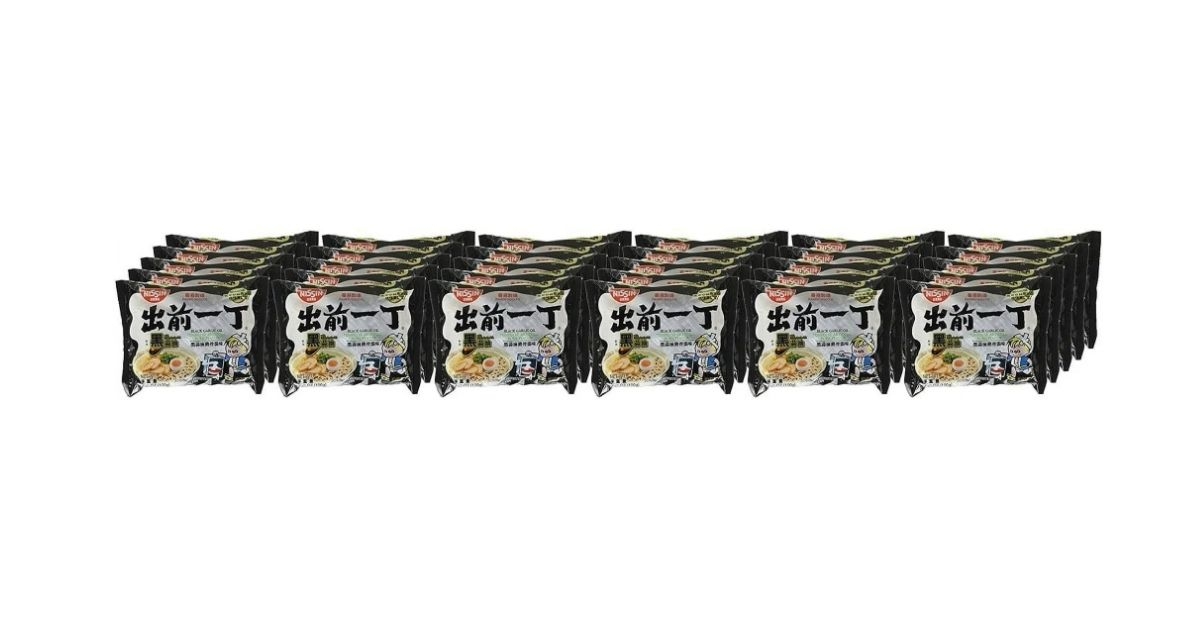Nissin Demae Black Garlic Oil Tonkotsu