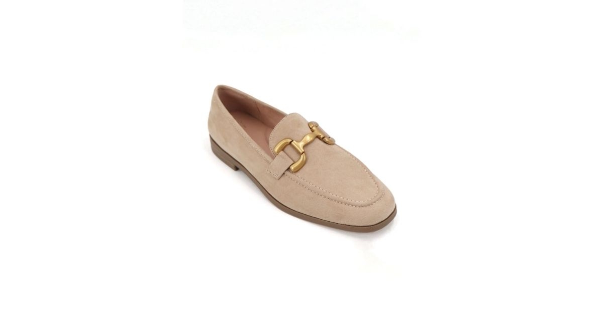 womens buckle loafer