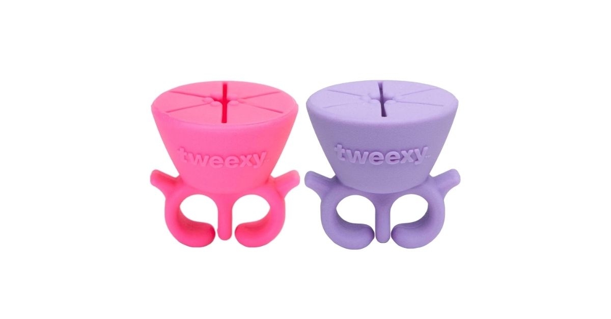 Tweexy Pink and Lilac Dreams Wearable Nail Polish Holders
