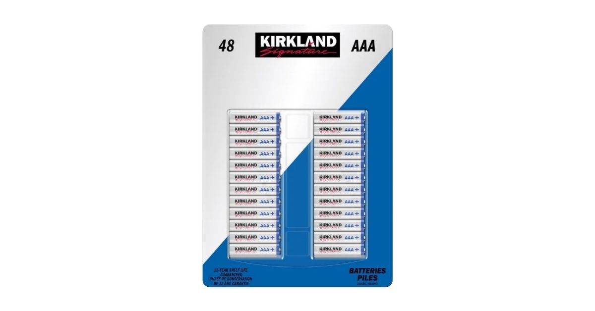 costco kirkland batteries