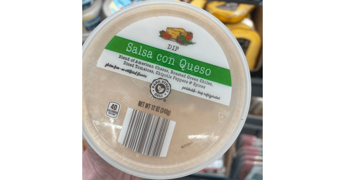 Salsa con Queso from park Deli Aldi brand