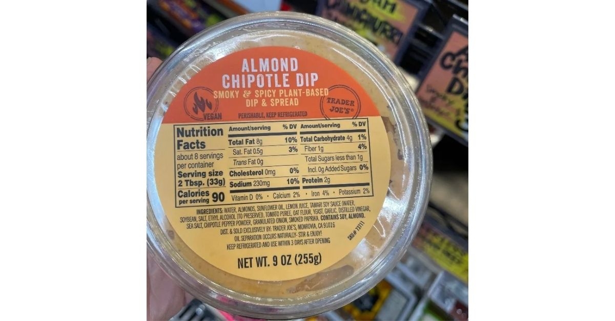 Trader Joe's Almond Chipotle Dip