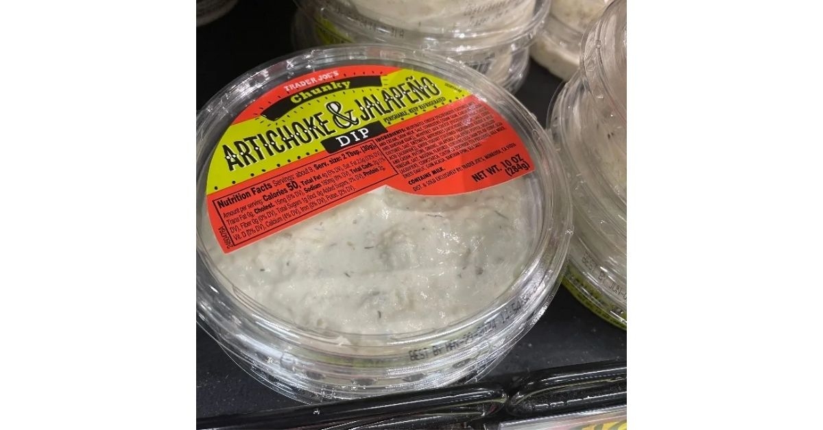 Trader Joe's Chunky Artichoke and Jalapeno Dip
