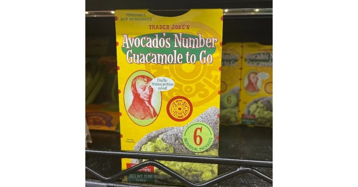 Trader Joe's Avocado’s Number Guacamole To Go