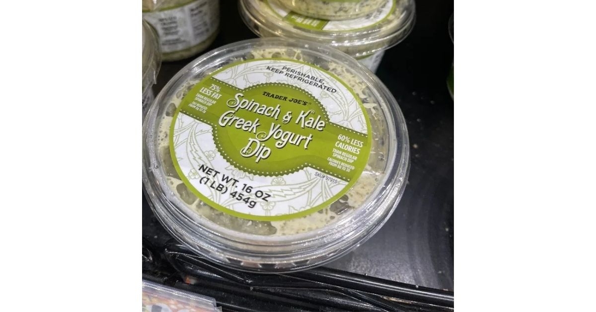 Trader Joe's Spinach and Kale Greek Yogurt Dip