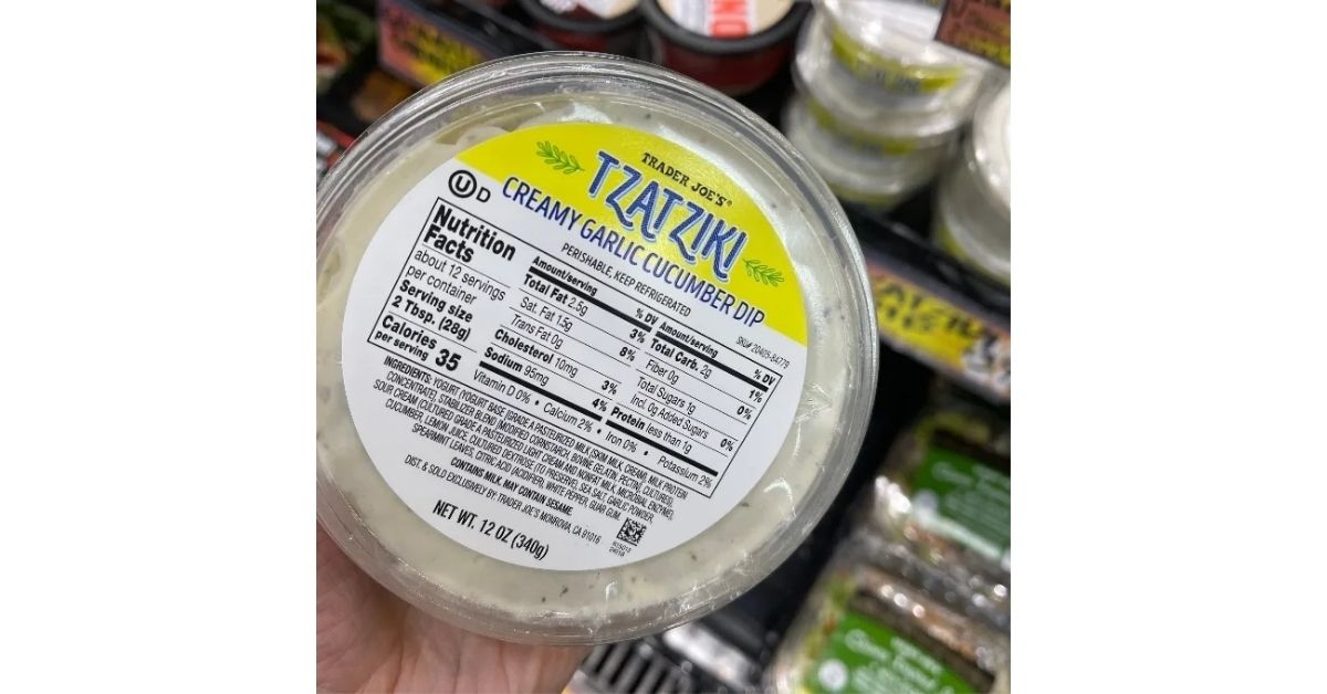 Trader Joe's tzatziki dip