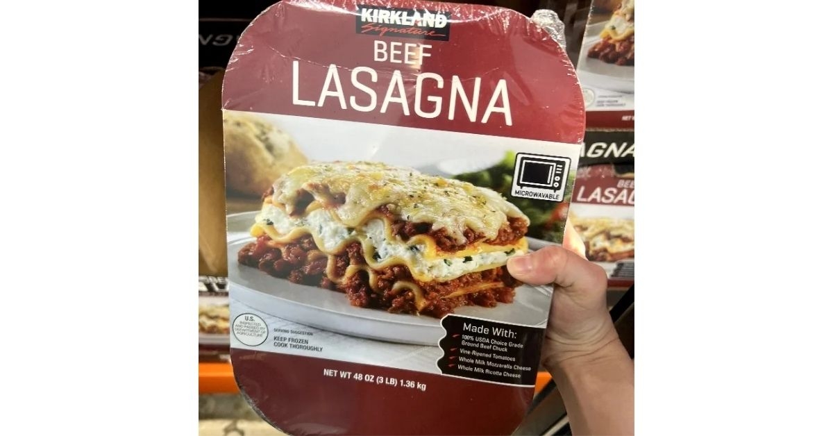 Kirkland Signature Beef Lasagna