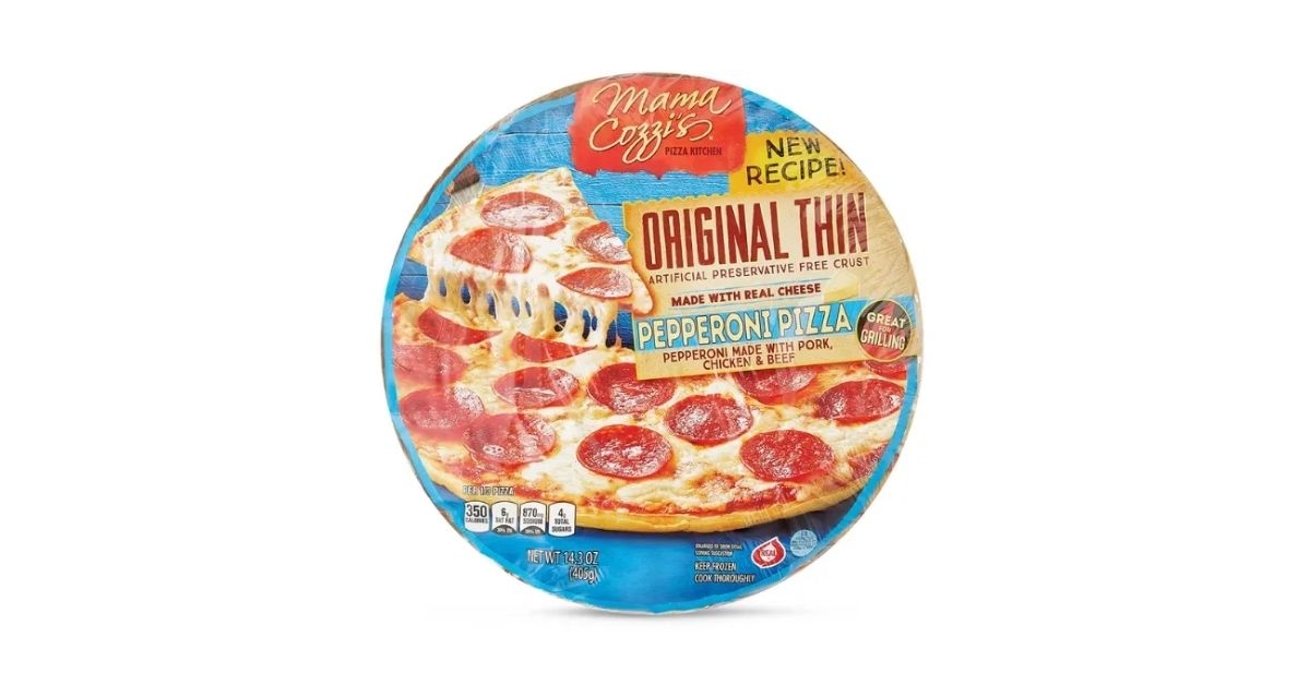 Mama Cozzi's Pizza Kitchen Frozen Thin Crust Pepperoni Pizza