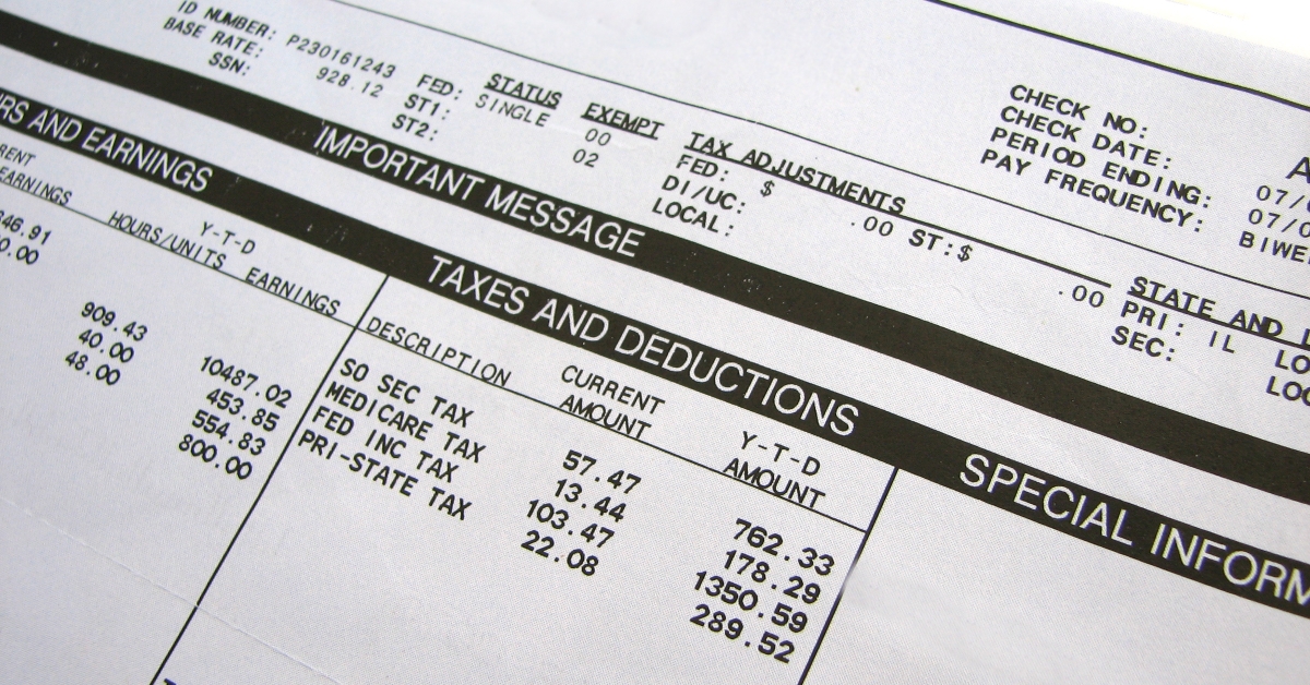 pay stub 